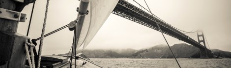 Sailing a close reach, San Francisco Bay. (Image copyright Nathaniel Pearson)
