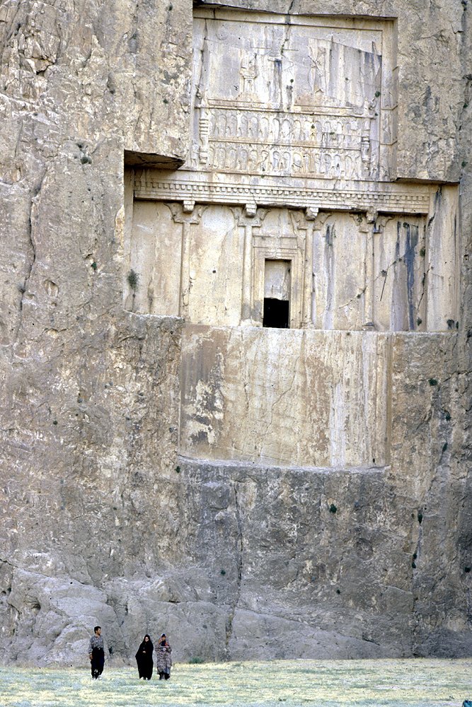 Rockface tombs, near Takht-e Jamshid